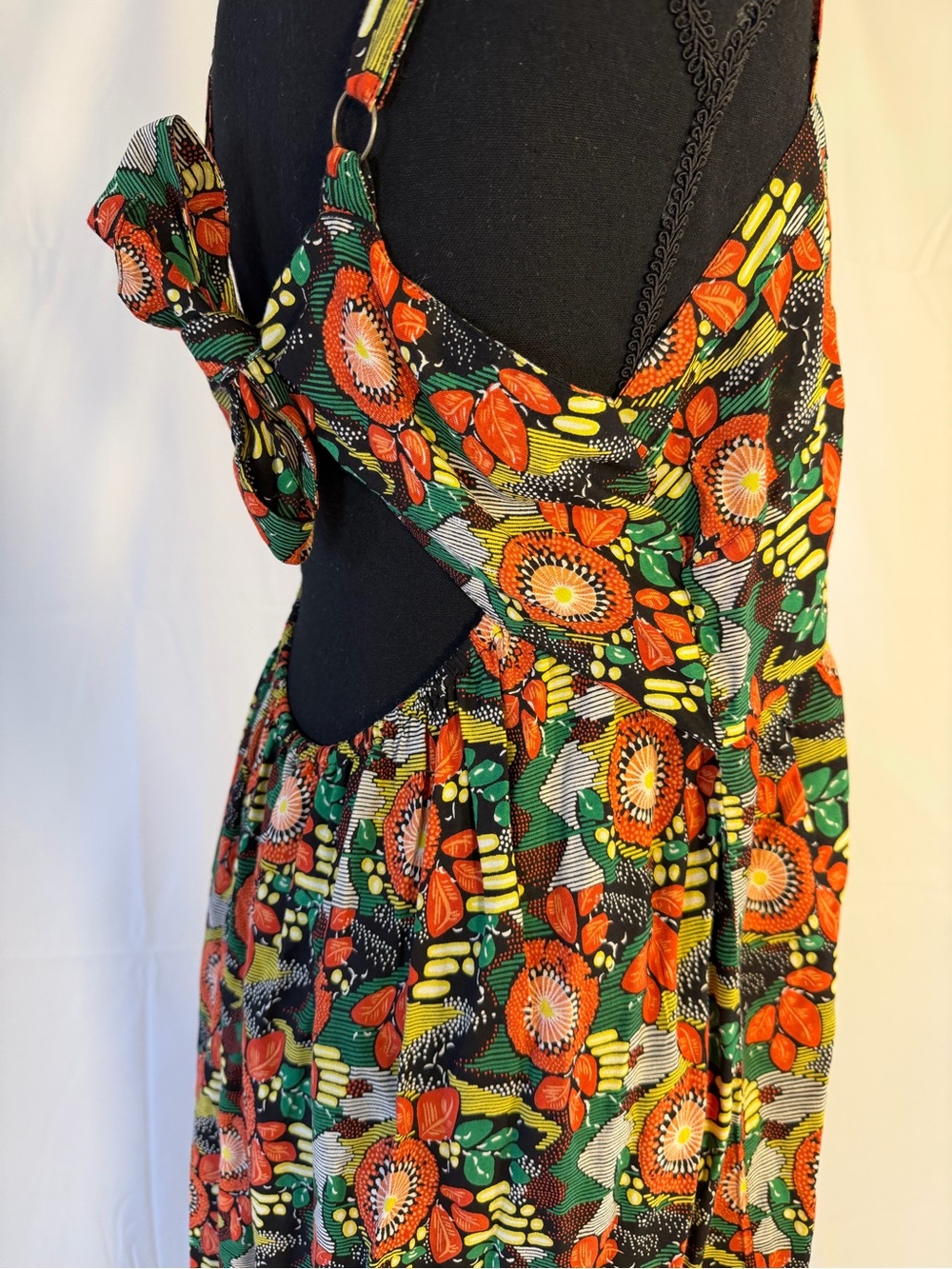 Natural Life Mia Tie Back Maxi Dress, size large. - Picture 5 of 11